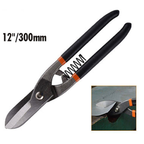 Cesoia Per Lamiere Di Ferro 12 Con Molla Forbici Taglio Lungo Dritto 30cm Fai da te/Utensili elettrici e a mano/Utensili elettrici/Cesoie Trade Shop italia - Napoli, Commerciovirtuoso.it