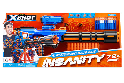X-Shot Insanity Rage Fire Motor 72 dardi