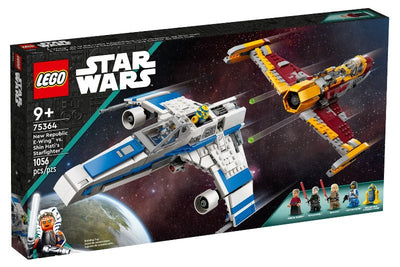 E-Wing della Nuova Repubblica vs. Starfighter di Shin Hati Lego