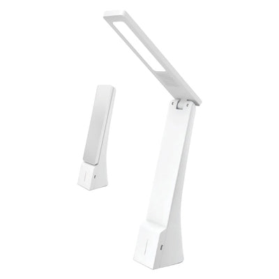LAMPADA DA TAVOLO RICARICABILE A LED 4 watt - colore bianco/argento Vtac