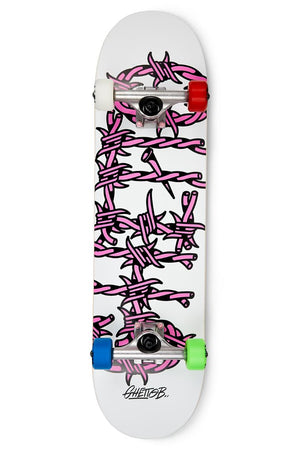 Skateboard Ghettoblaster per iniziare Barded Wire Pink  8.125"