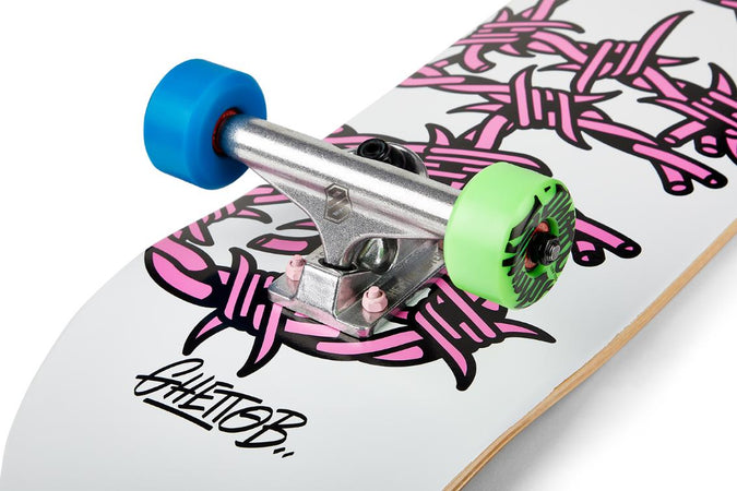 Skateboard Ghettoblaster per iniziare Barded Wire Pink  8.125"
