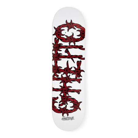 Tavola Skateboard  Deck Ghettoblaster Pregripped Barded Wire Red 8.25"