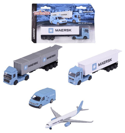 Majorette modello Serie Maersk Logistic Veicoli assortito