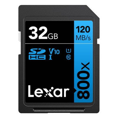 LEXAR SD 32GB BLUE SERIES - Massima Velocità per Foto e Video in Alta Risoluzione