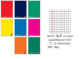 Maxi Quaderno Pigna Colours 42 FF 80gr 0230875 0Q