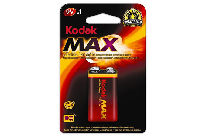Pile alcaline max 9 volt Kodak