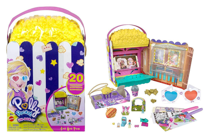 Polly Pocket Box Cinema Popcorn Mattel
