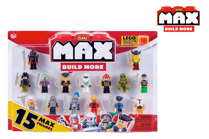 Max Costruzioni Pack 15 Personaggi