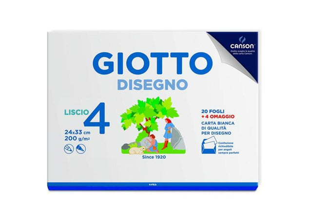 Album Disegno 24 fogli 24x33 Liscio Giotto