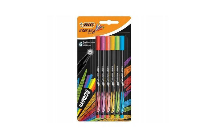 Penna Intensity Fine Rainbow 6 pezzi Bic