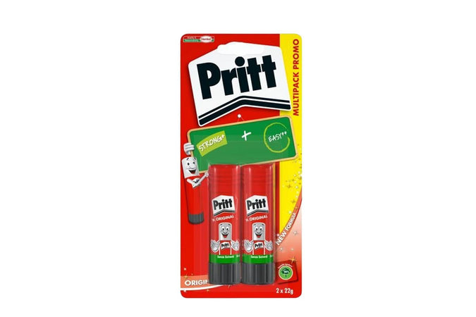 Colla Pritt stick 2x22gr+11gr