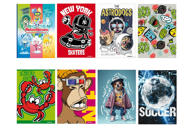 Maxi Quaderni Kid Boy rigatura B 10 pezzi Blasetti