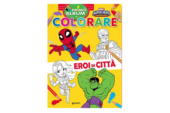 Spidey Spiderman 1o album da colorare
