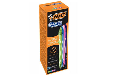 Penna bic gelocity quick dry fun colorate cf.12