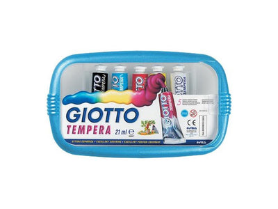 Tempere Tubo Giotto 5 colori Primari