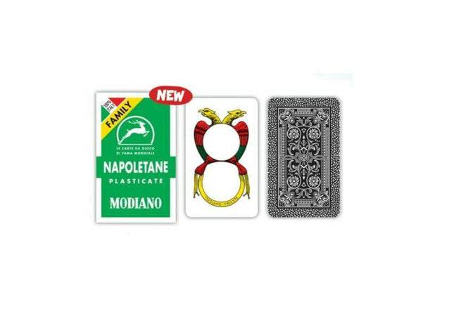 Carte Napoletane Verde Family confezione 14 pezzi Modiano
