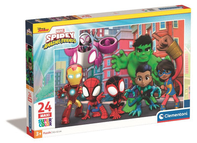 PUZZLE 24 Maxi Spidey and friends Clementoni