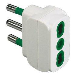 Adattatore elettrico Fanton 82110 Bianco e Verde