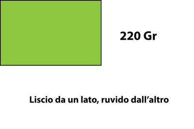 Cartacrea Elle Erre Verde Pisello 35x50 cm 10 pezzi Fabriano