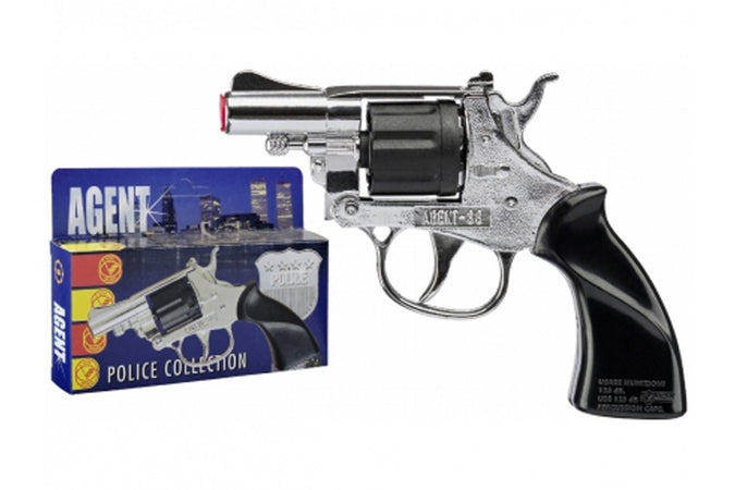 Pistola giocattolo Agent 38 Metal 8 colpi