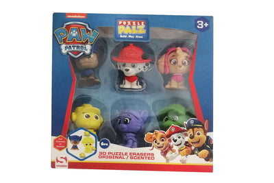 Paw Patrol Pack 6 Gomme 3D