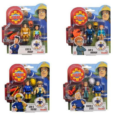 Sam il Pompiere Set 2 personaggi 7.5cm Simba Toys