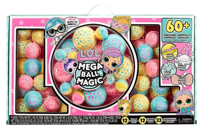 L.O.L.(LOL) Surprise Mega Ball Magic! Mgae Enternaiment, Inc (Lol & Na Na Na)
