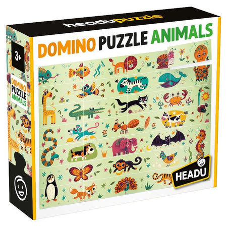 Domino Puzzle Animals Headu