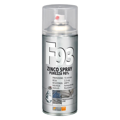 Zinco Spray Professionale Faren F93 400 ML - Protezione e Rifinitura di Qualità