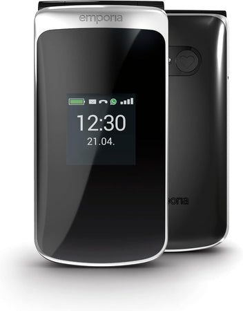EMPORIA TOUCH SMART BLACK 4G TIM 3.2" EASY PHONE CLAMSHELL RICONDIZIONATO