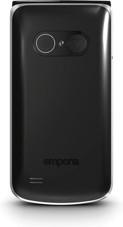 EMPORIA TOUCH SMART BLACK 4G TIM 3.2" EASY PHONE CLAMSHELL RICONDIZIONATO