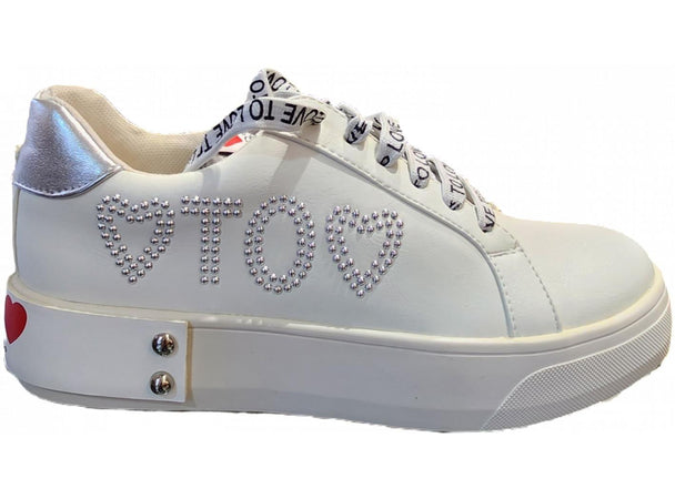 Sneaker Donna Love To Love m3-white Bianco