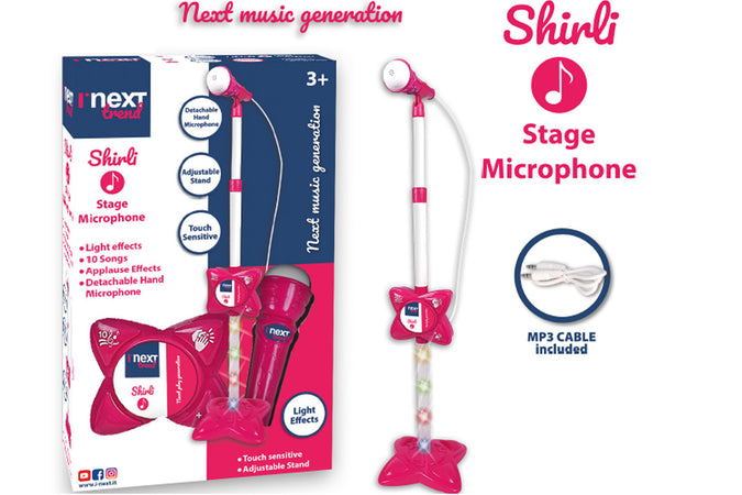 Microfono Palcoscenico MP3 Shirli pink I'Next