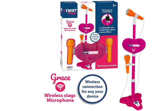 Microfono da Palco Wireless Grace pink