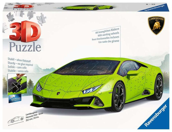 3D PUZZLE Lamborghini Huraca'n EVO verde