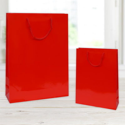 Shopper Elegant Rosso Lucido - 32x10x44