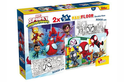 Puzzle Maxi Floor 2x24pz Spidey Lisciani Giochi