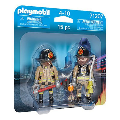 Costruzioni Playmobil 71207 DUO PACK Pompieri in azione