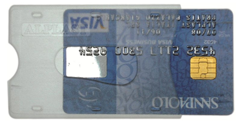 ALPLASTCARD Portacard Rigida ad 1 Scomparto - Sicurezza e Organizzazione per le Tue Carte