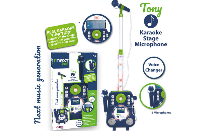 Karaoke Sound Box 2 Microfoni Tony I'Next