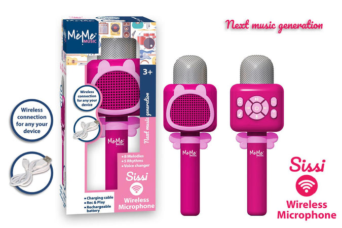 Microfono Karaoke Wireless Sissi pink I'Next