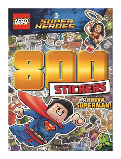 LIBR.LEGO DC 800 STICKERS Edicart Style Srl (Libri Per Bambini)