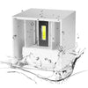 12W Lampada COB LED Cubo Applique Parete 220V Luce Biemissione nera o bianca  100lm/W Regolabile IP65 Illuminazione/Illuminazione per esterni/Lampade da parete Zencoccostore - Formia, Commerciovirtuoso.it