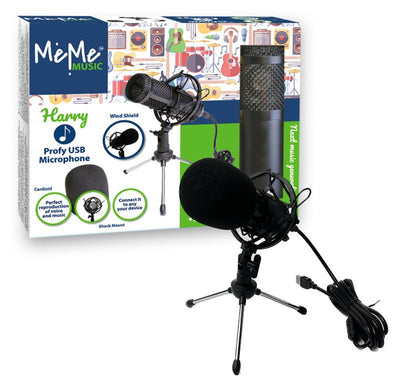 Microfono professionale a condensatore (ideale per Streaming, chat, podcast, canto e registrazione) HARRY Pretty Mate Industries Company Limited (I-Next)