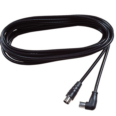 Cavo Antenna Poly Pool PP0622 1 Cable TV 90° Nero 5,0 mt