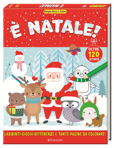 libretto e' Natale - Disegna gioca e colora Edicart Style Srl (Libri Per Bambini)