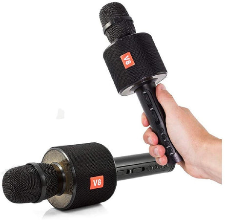 Microfono Karaoke Con Speaker V8 Canto Wireless Wifi Bluetooth Cassa Incorporata Elettronica e telefonia > Accessori Audio e Video > Microfoni Trade Shop italia - Napoli, Commerciovirtuoso.it