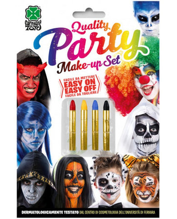 4 matite colori assortiti in blister Carnival-Toys