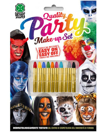 10 matite colori assortiti in blister Carnival-Toys